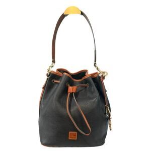 Dooney & Bourke Vintage Pebbled Leather Bucket Bag*Excellent Condition